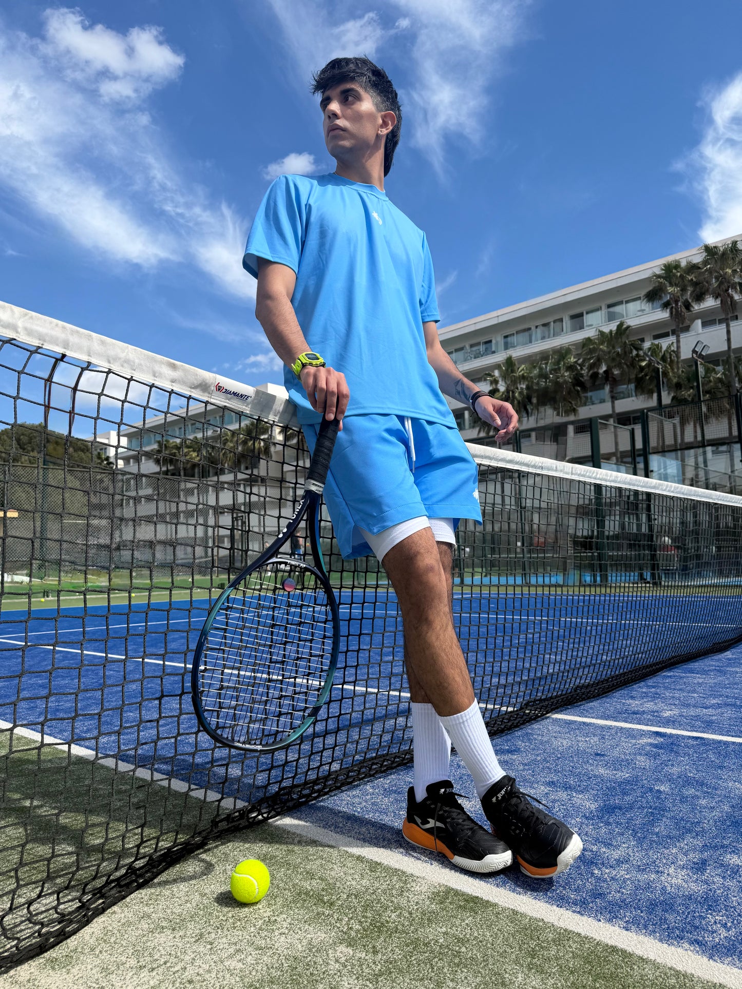 Men’s Performance Ultra Court Tee - Sky Blue