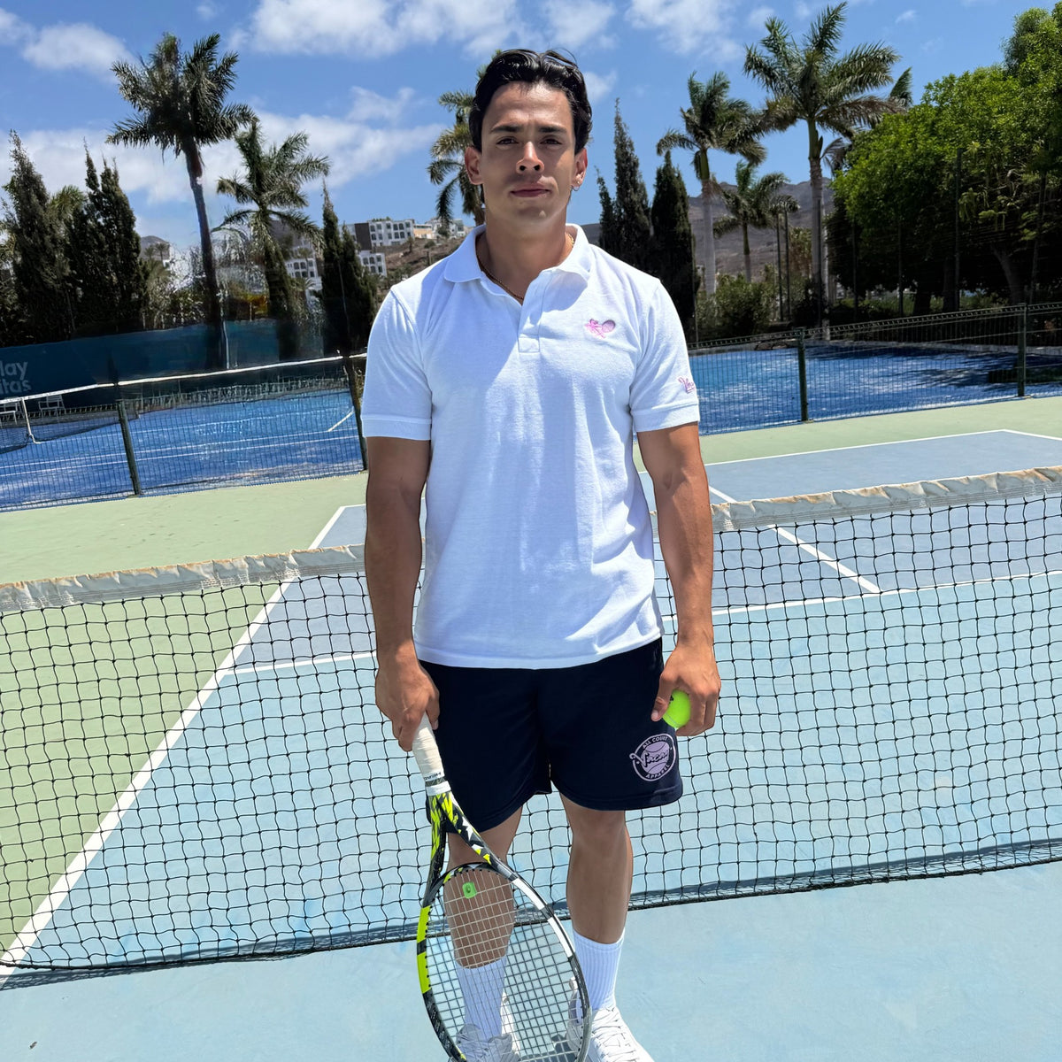 MIAMI MEN'S POLO SHIRT - WHITE *SALE*