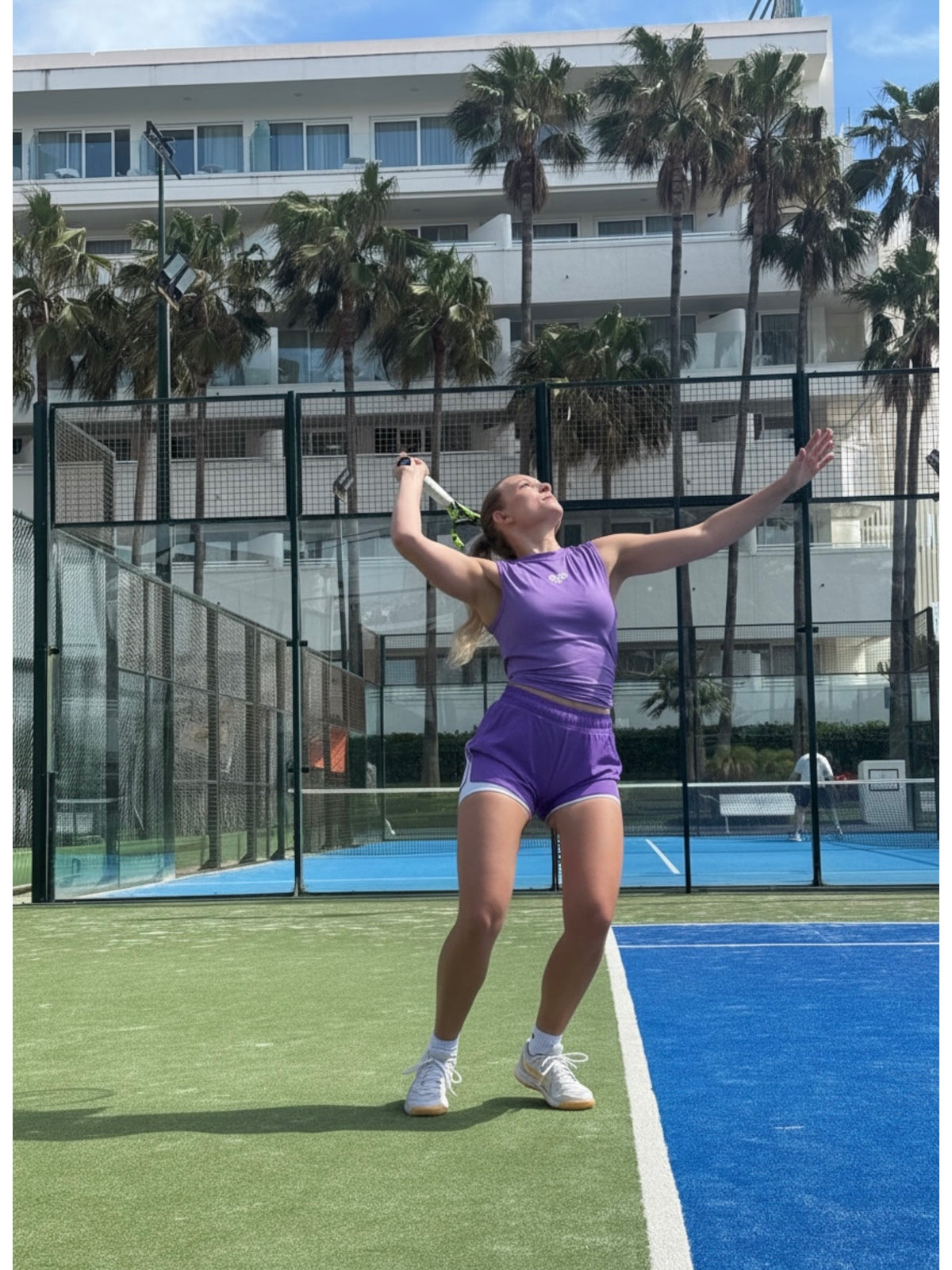Women’s Tie Break Court Tank - Violet