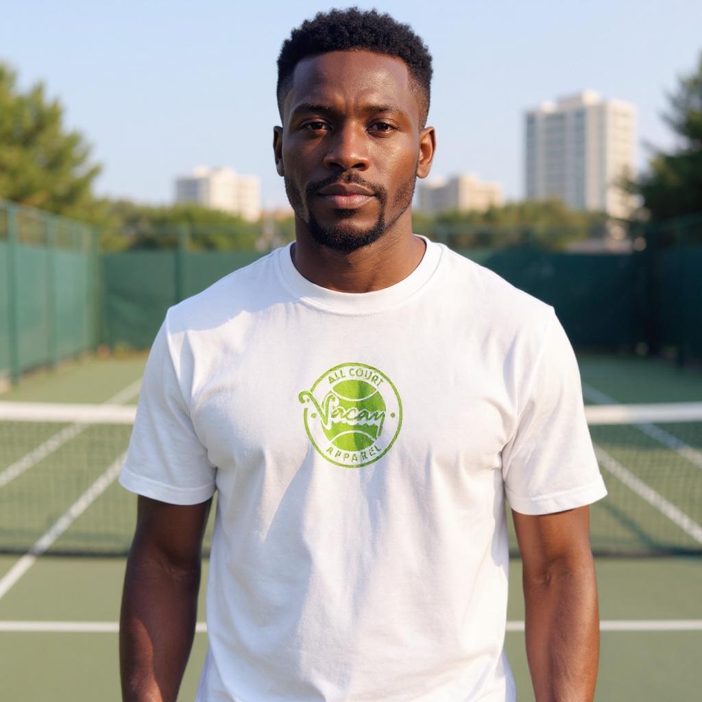 ADVANTAGE T-SHIRT - UNISEX - WHITE/LIME *SALE*