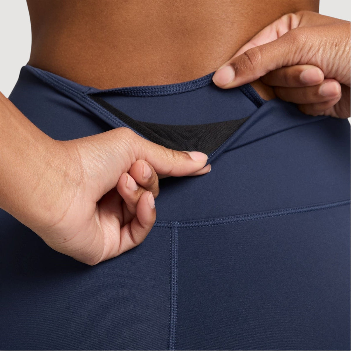 Women's High Rise Training Leggings 7/8 - Pure Black / Yellow *SALE*