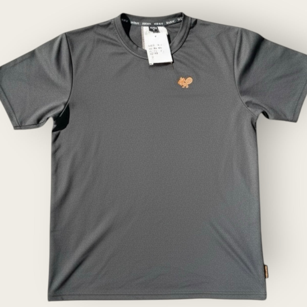 Men’s Performance Ultra Court Tee - Charcoal / Orange