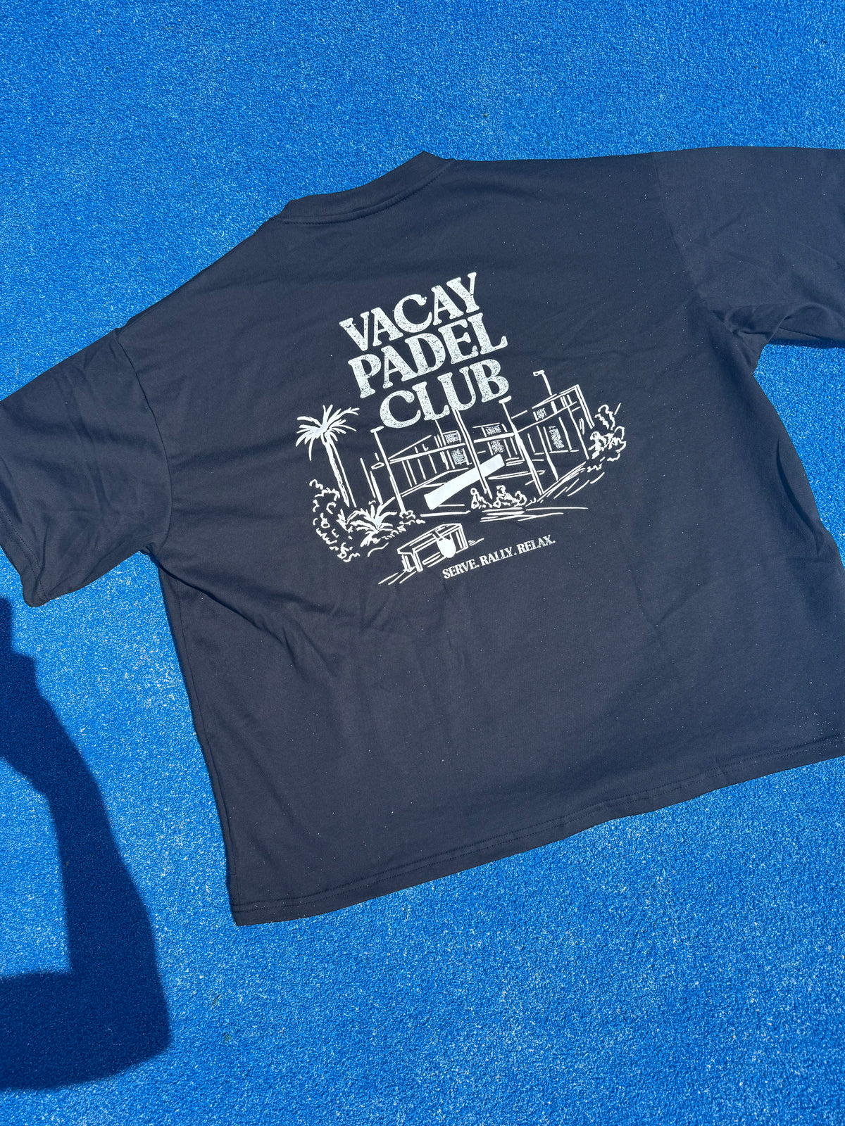 Vacay Padel Club Tshirt - Black - Unisex