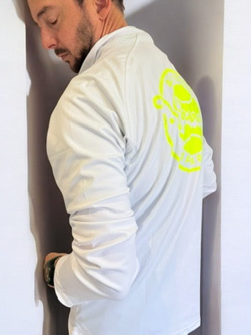 PERFORMANCE 1/4 ZIP ACE TOP - WHITE *SALE*