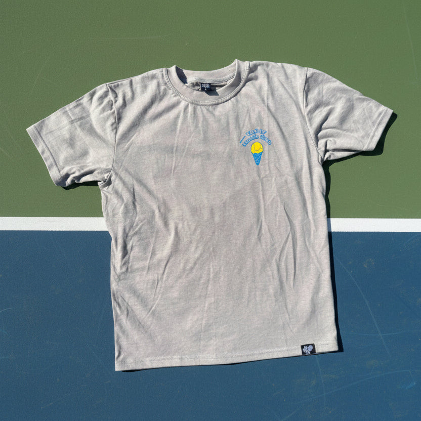 Ice Cream Tennis Tee Unisex - Graphite *SALE*