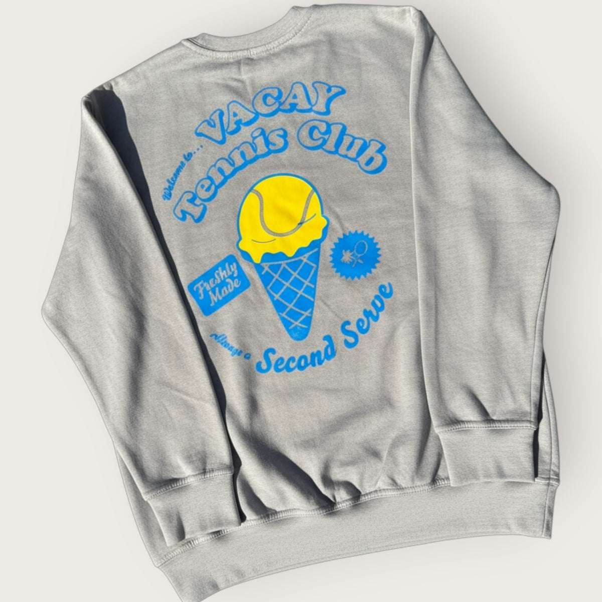 Ice Cream Long Sleeve Tennis Tee Unisex - Graphite *SALE*