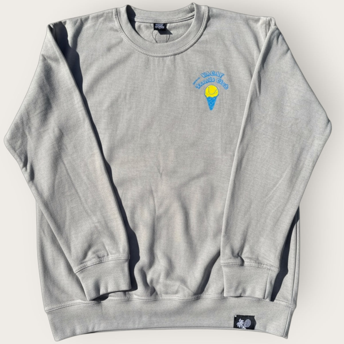 Ice Cream Long Sleeve Tennis Tee Unisex - Graphite *SALE*