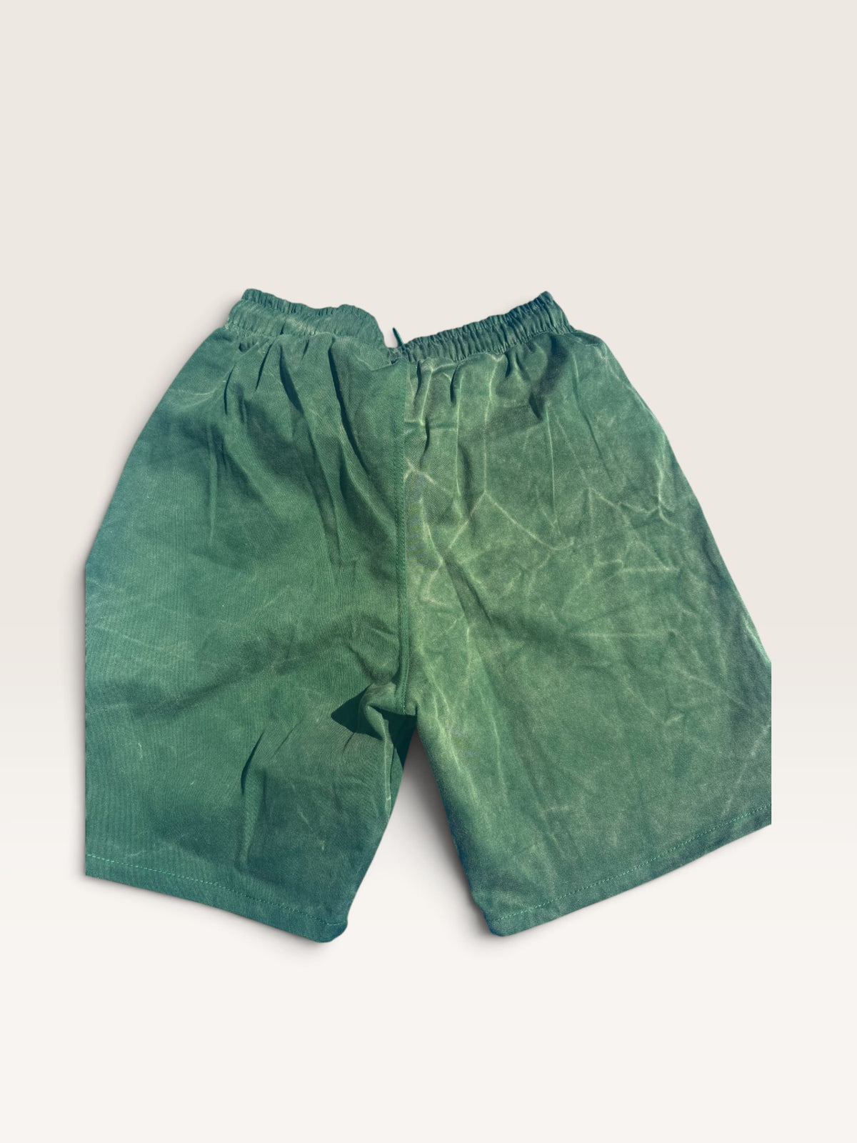Vacay Court Classic Cotton Shorts - Washed Green - Mens