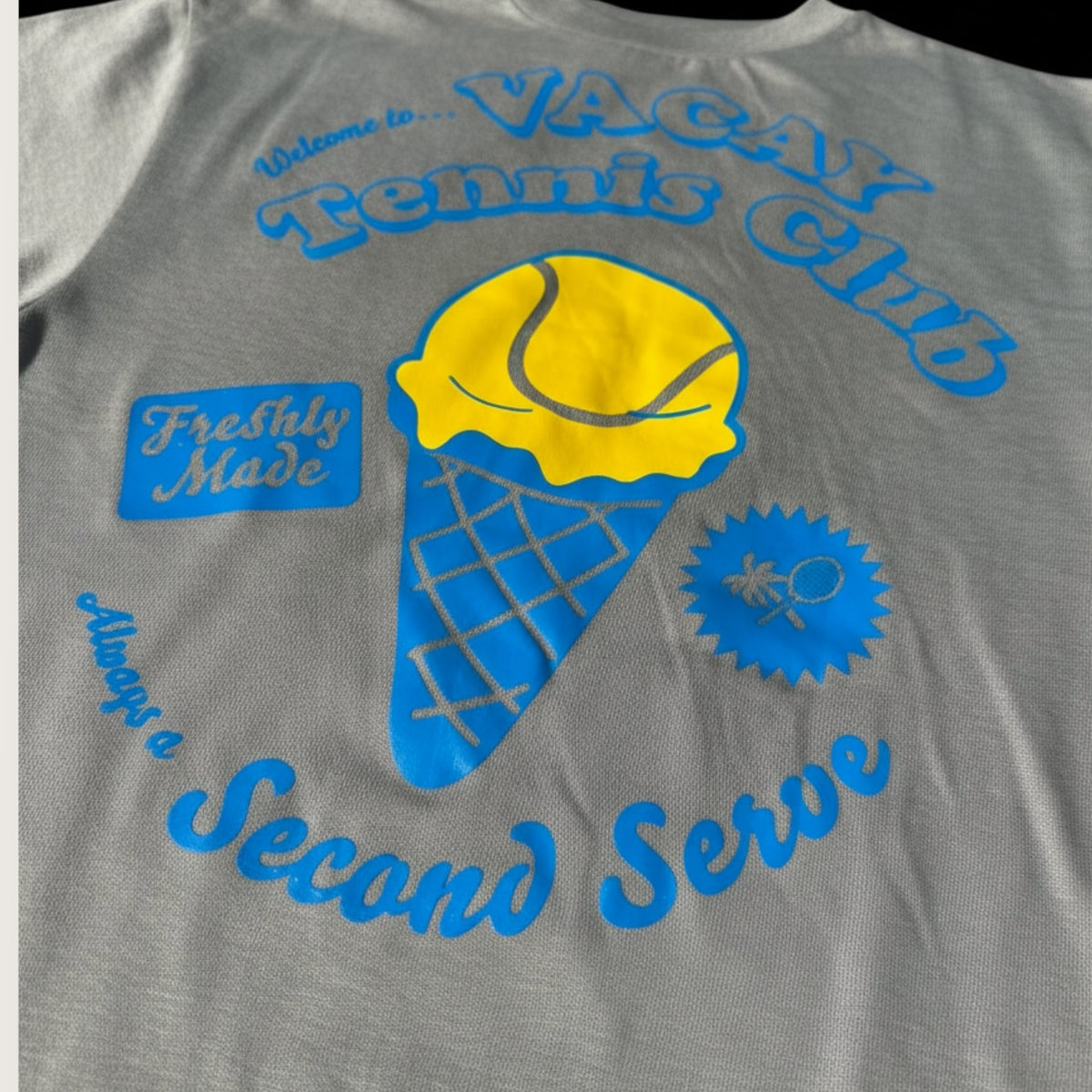Ice Cream Long Sleeve Tennis Tee Unisex - Graphite *SALE*