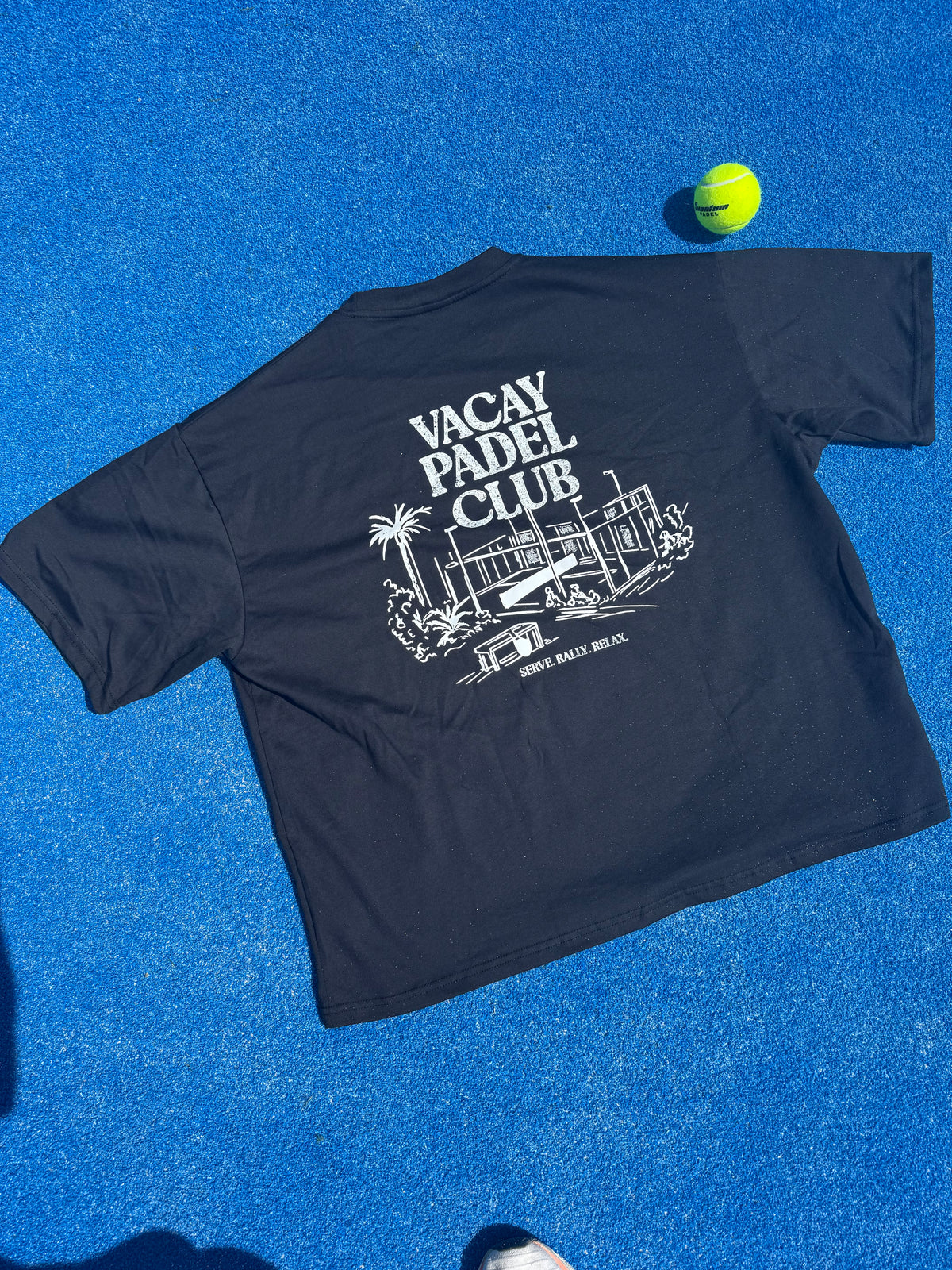 Vacay Padel Club Tshirt - Black - Unisex
