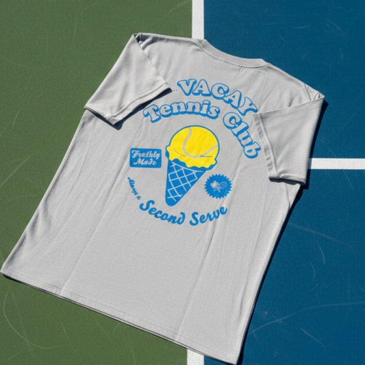 Ice Cream Tennis Tee Unisex - Graphite *SALE*