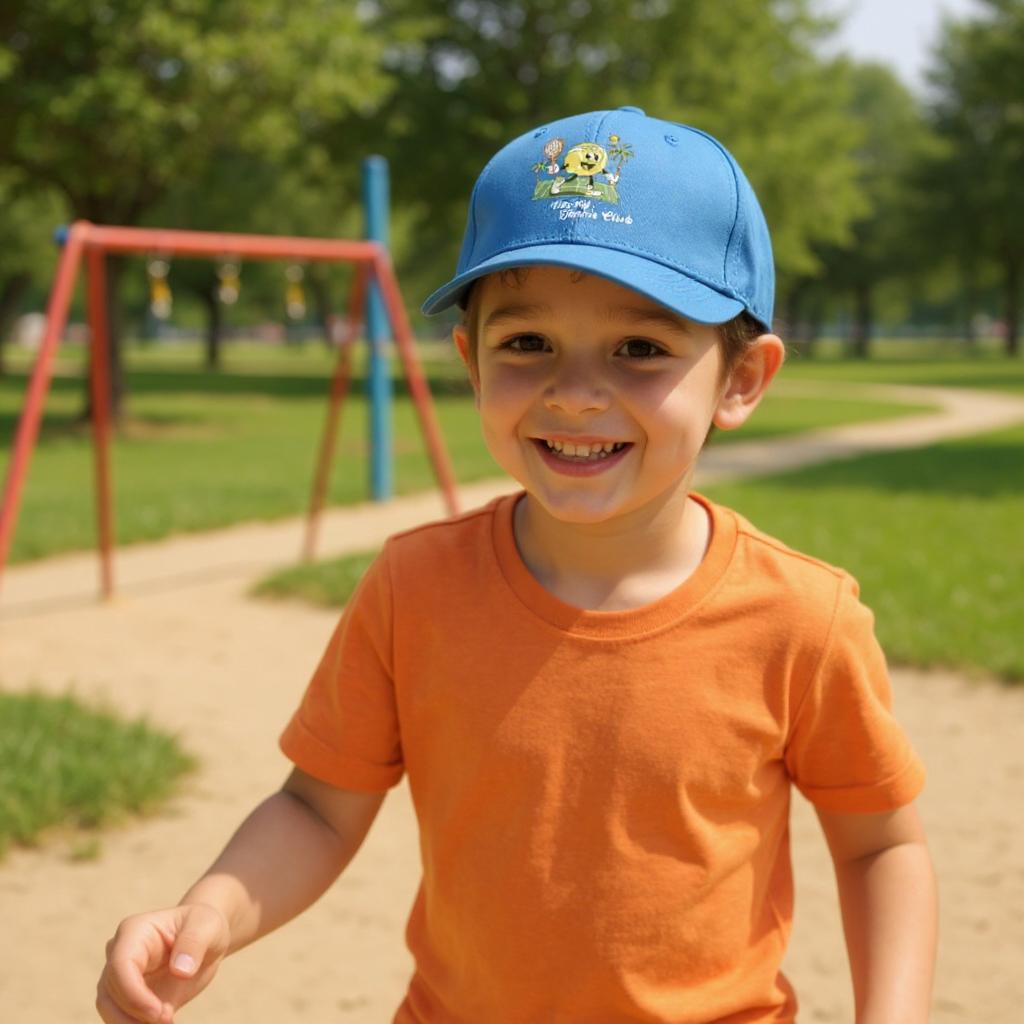 VACAY TIME KIDS TENNIS CAP - BLUE *SALE*