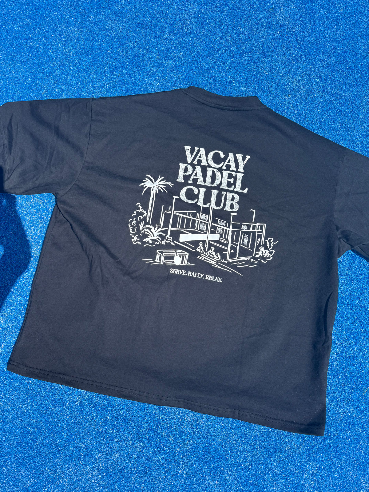 Vacay Padel Club Tshirt - Black - Unisex