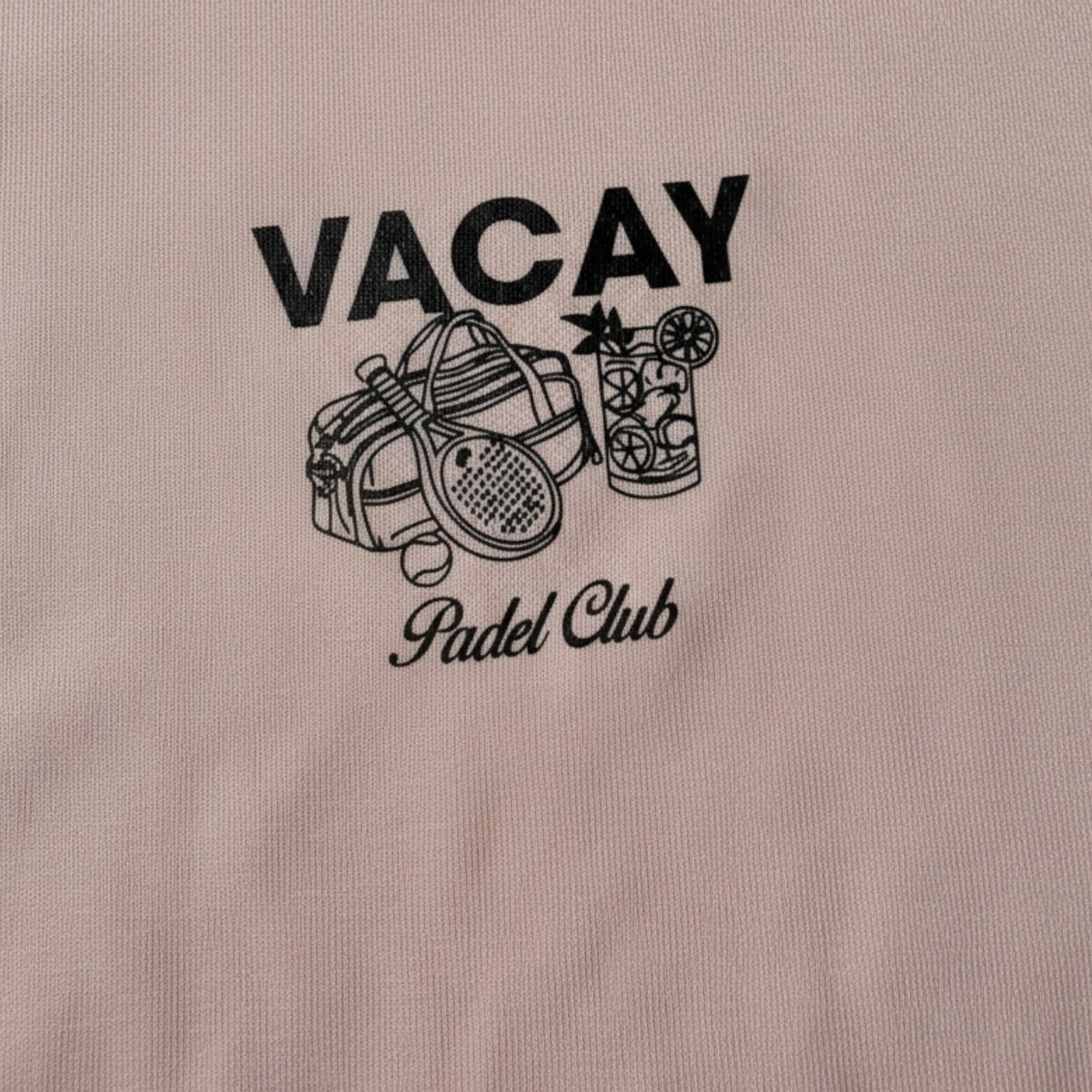 Spin & Tonic Padel Unisex Tee - Red Clay