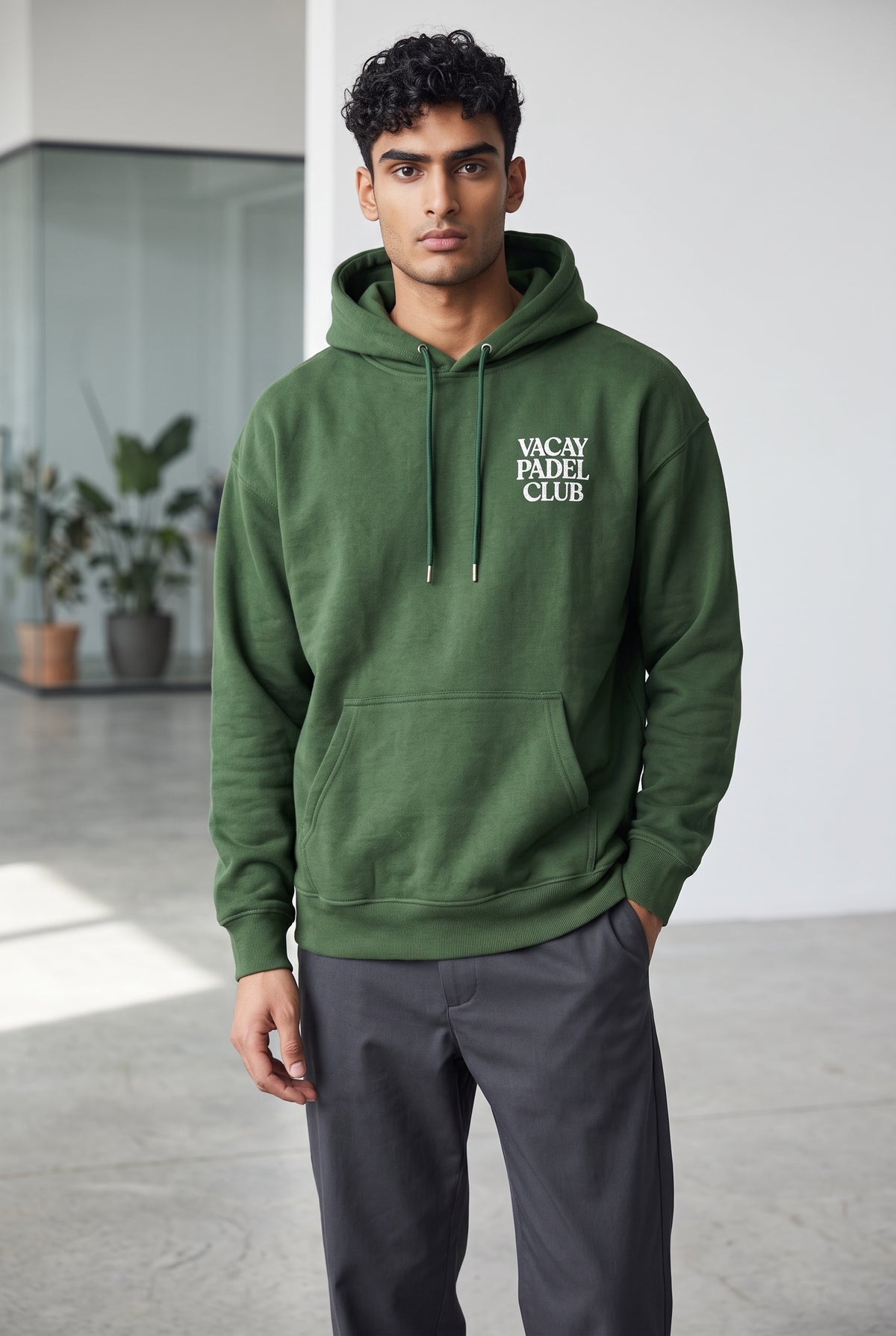 Vacay Padel Club Hoodie - Forest Green - Unisex