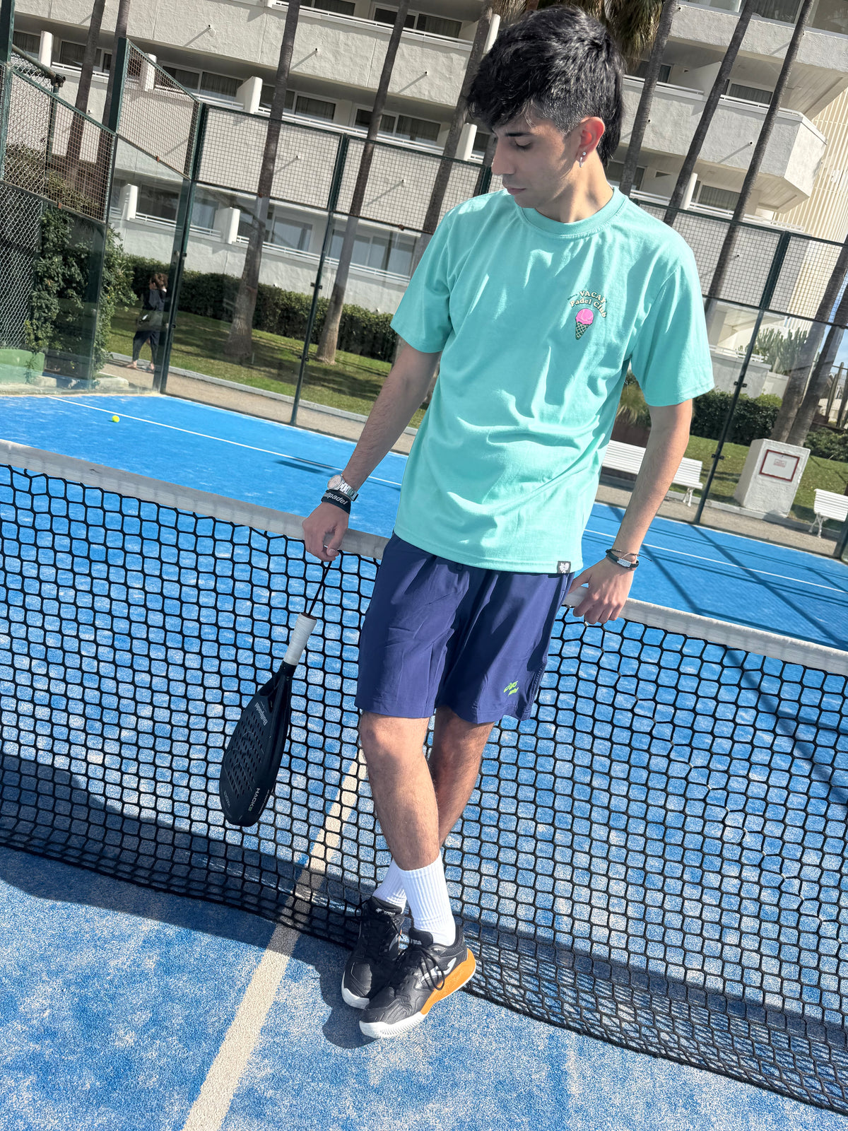 Second Serve Padel Unisex Tee - Mint