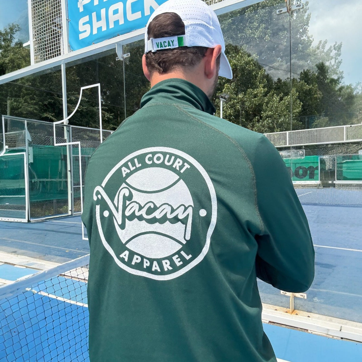 PERFORMANCE 1/4 ZIP ACE TOP - FOREST GREEN *SALE*