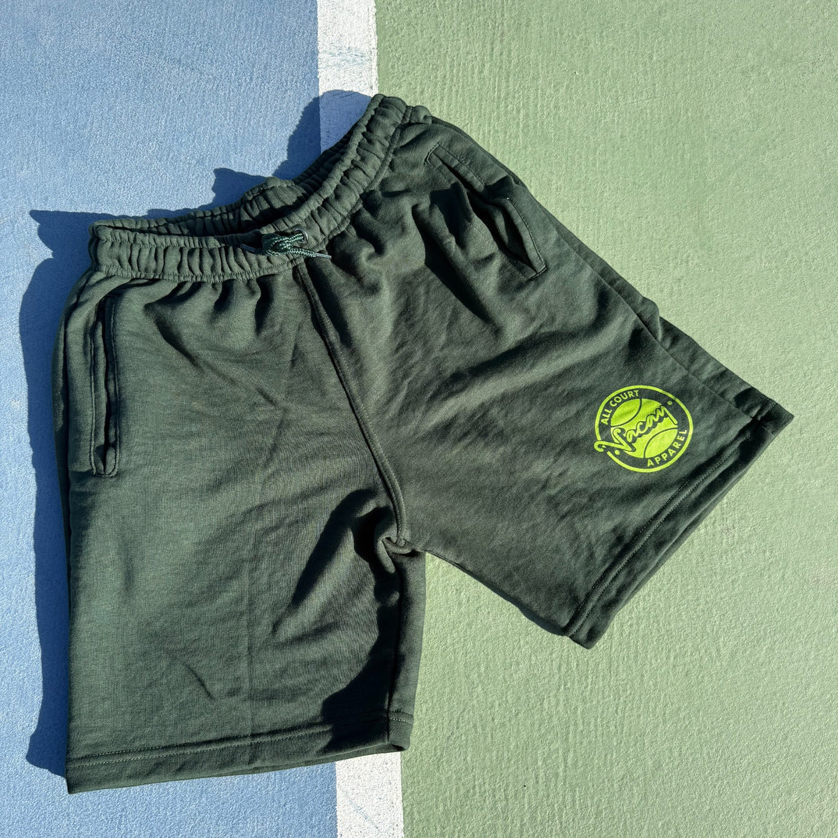 CHILLIN LEISURE SHORTS - TREK GREEN *SALE*