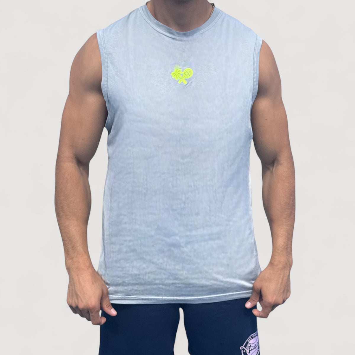 PERFORMANCE MEN'S TOP GUN TANK - STONE GREY *SALE*