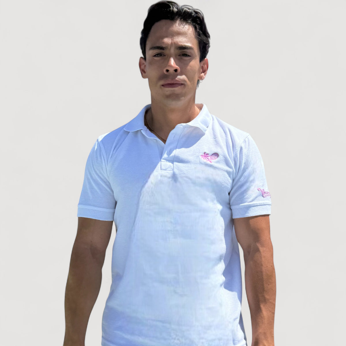 MIAMI MEN'S POLO SHIRT - WHITE *SALE*