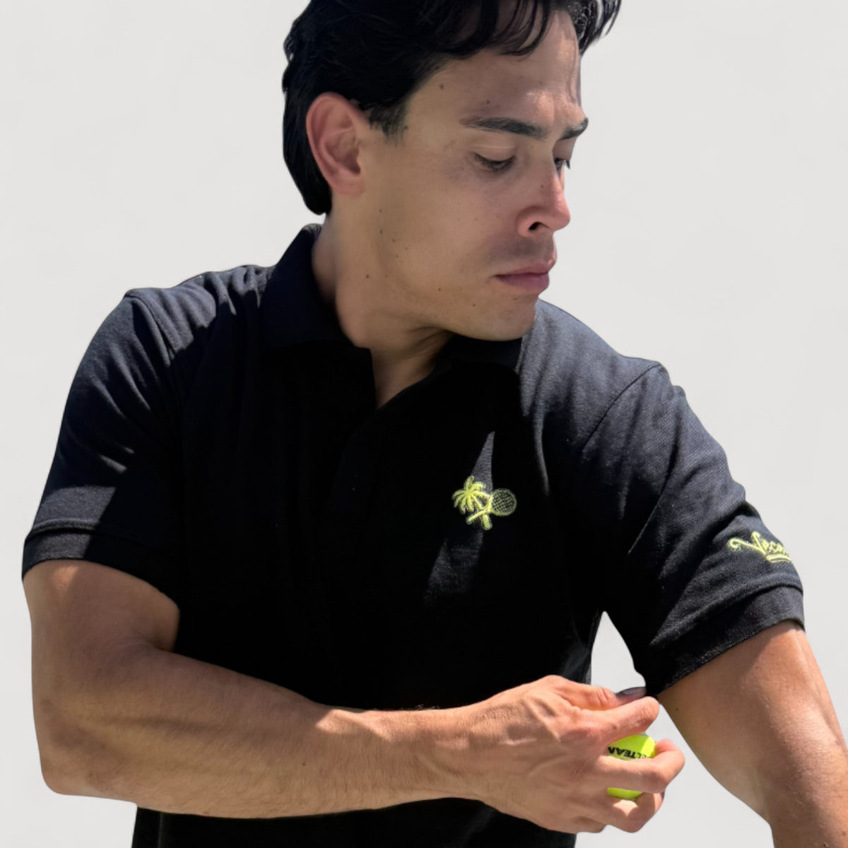MIAMI MEN'S POLO SHIRT - BLACK