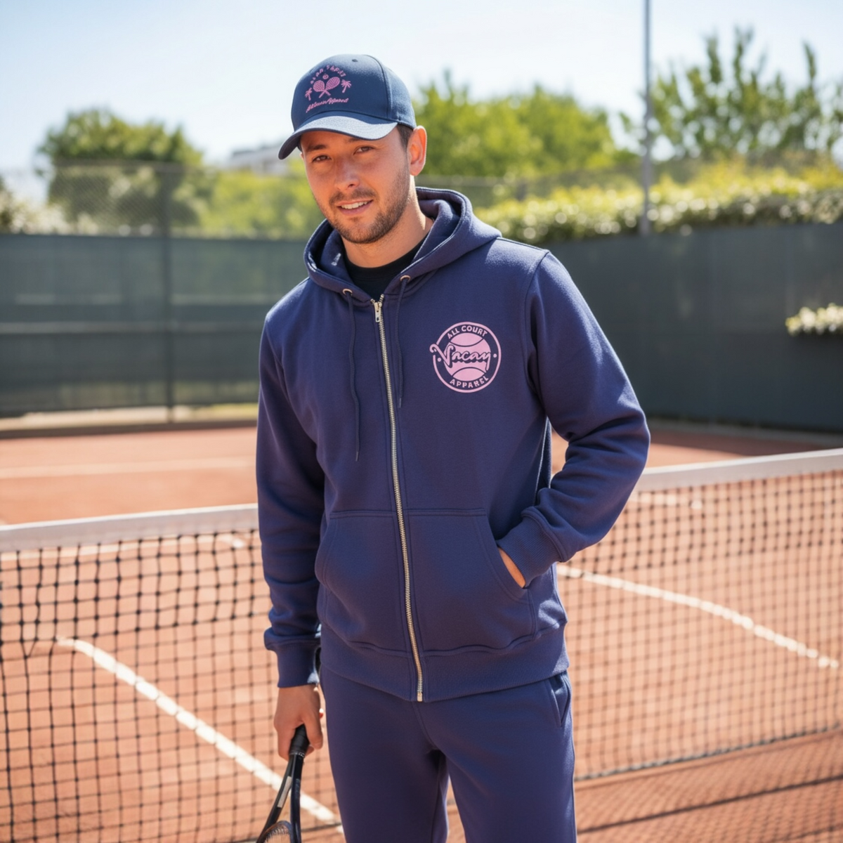 CLUBHOUSE UNISEX HOODIE - NAVY