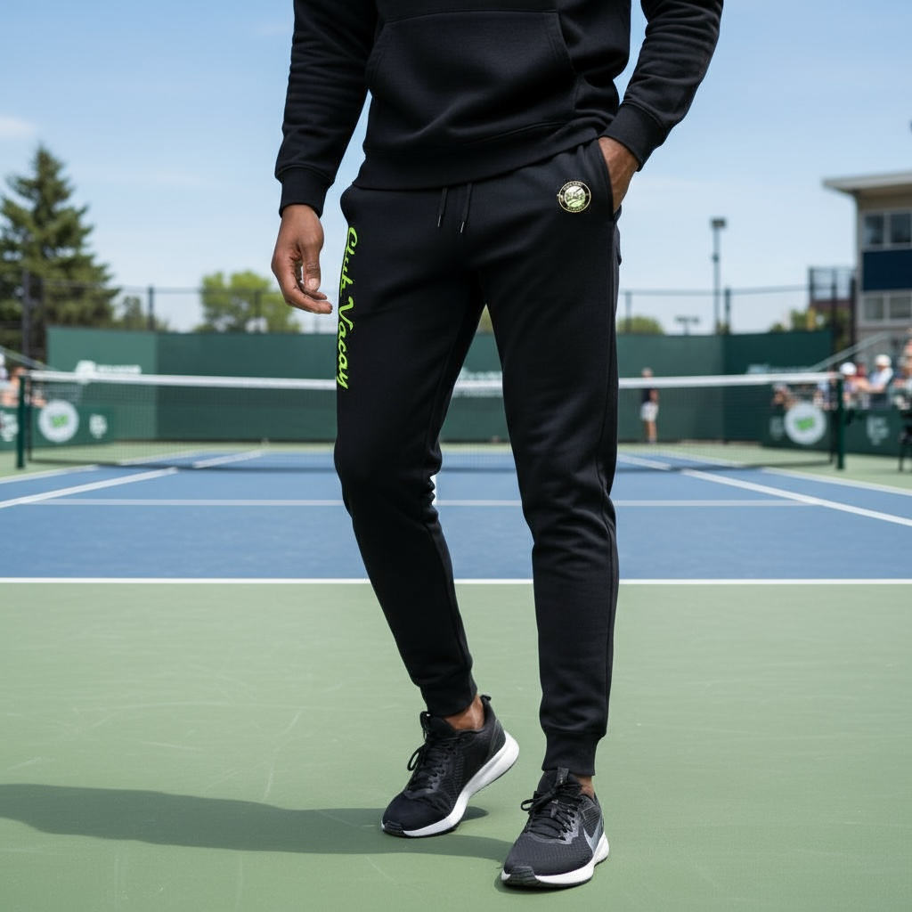 Men's Club Vacay Joggers - Black / Lime *SALE*