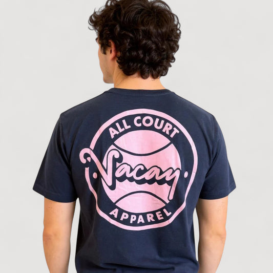 ADVANTAGE T-SHIRT - UNISEX - Navy/Violet *SALE*
