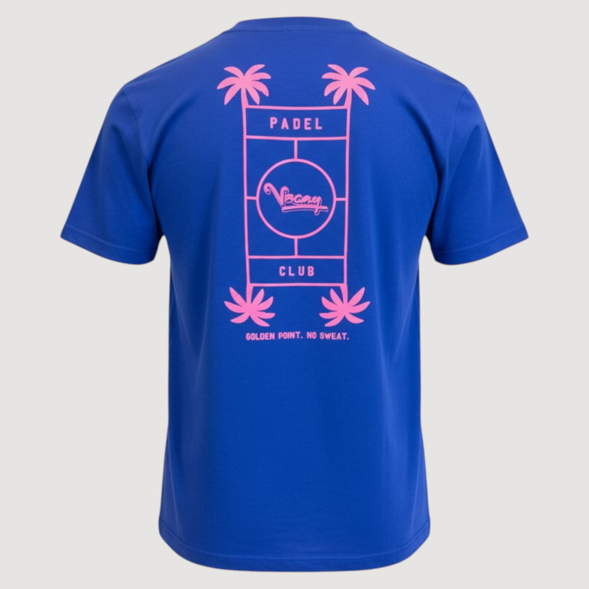 GOLDEN POINT PADEL T-SHIRT - UNISEX - COBALT BLUE