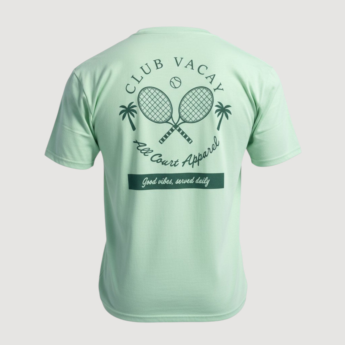 GOOD VIBES T-SHIRT - UNISEX - GREEN