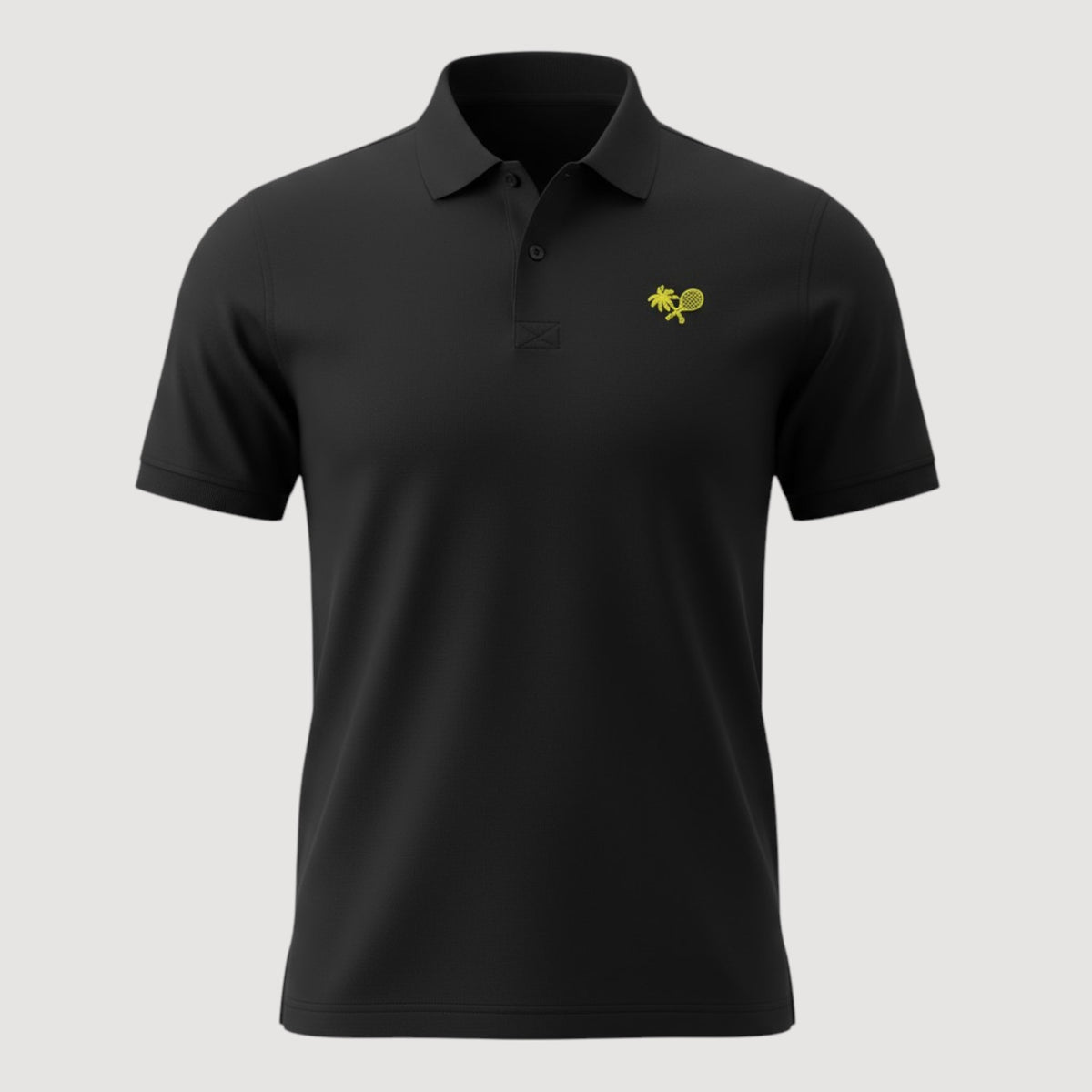 MIAMI MEN'S POLO SHIRT - BLACK