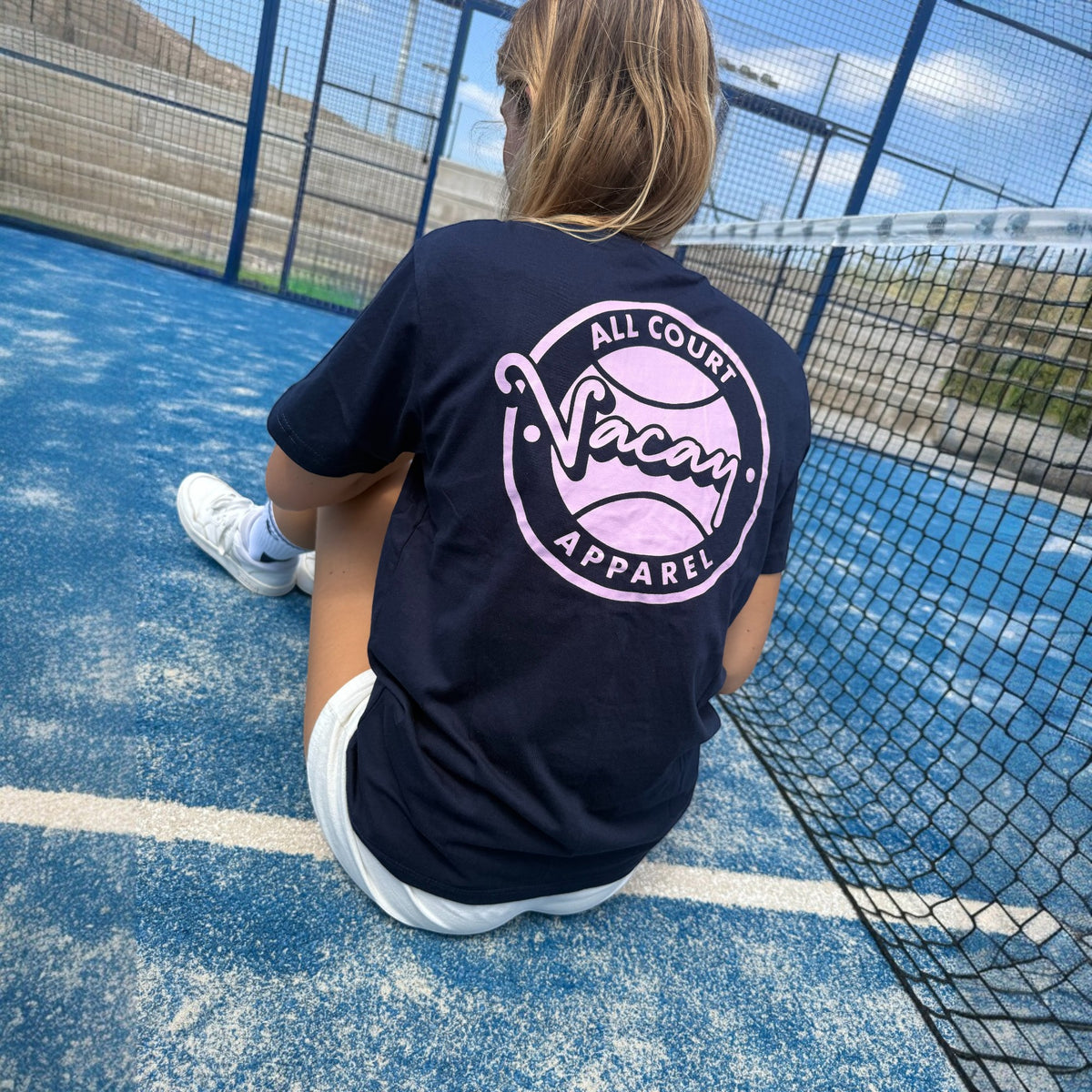 ADVANTAGE T-SHIRT - UNISEX - Navy/Violet *SALE*