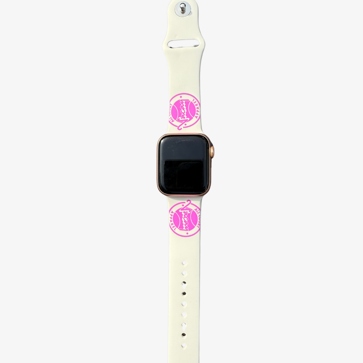 BALL LOGO WATCH STRAP 38/40MM - RICE WHITE *SALE*