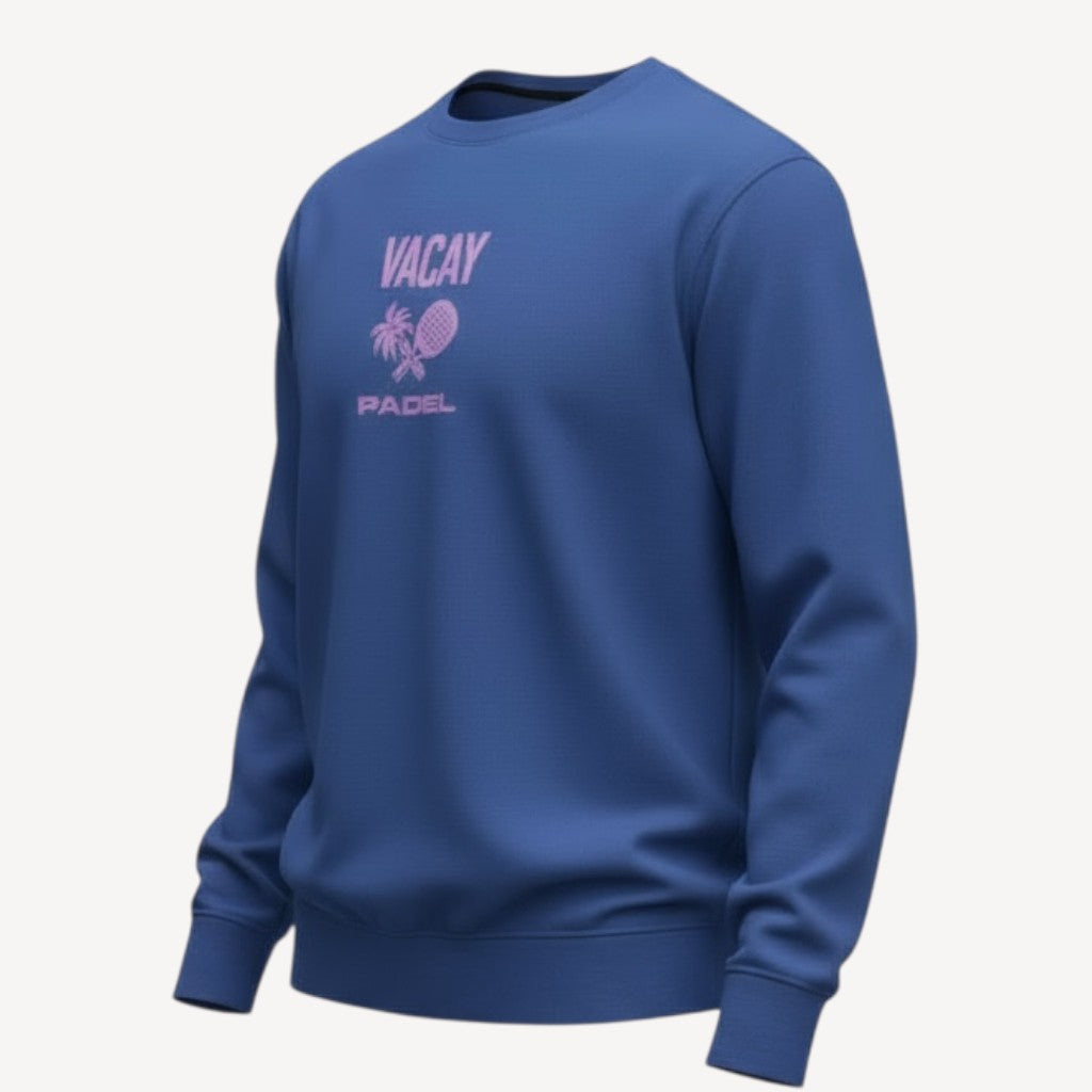 Padel Club Crew Sweatshirt - Slate Blue / Violet *SALE*