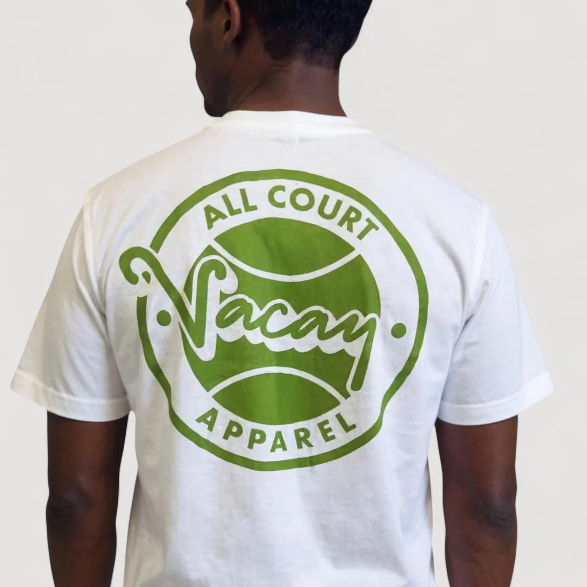 ADVANTAGE T-SHIRT - UNISEX - WHITE/LIME *SALE*